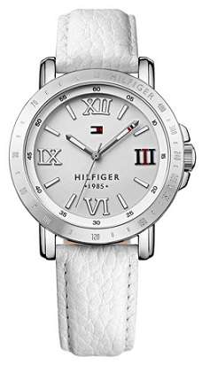 ## NEW ARRIVAL ##  BRAND NEW - TOMMY HILFIGER Women's White Leather Watch - Stunning
