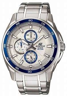 ## BRAND NEW ## CASIO EDIFICE Mens Stainless-Steel Quartz Watch - SPORTY