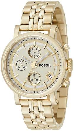 ## NEW ARRIVAL ##  BRAND NEW - FOSSIL Ladies Dress Gold Tone Stainless Steel Watch - Must have !!