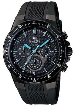 ## NEW ARRIVAL ##  BRAND NEW - CASIO EDIFICE Black Resin Quarts Watch