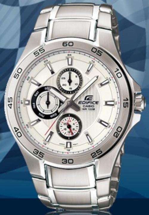 ## BRAND NEW ## - CASIO EDIFICE Stainless-Steel Analog Quartz Watch