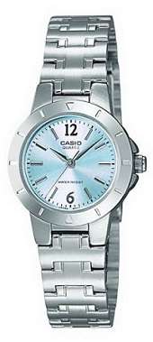 ## VERIFIED SELLER ## CASIO Ladies Blue Stainless Steel Quartz Watch - CLASSY !!