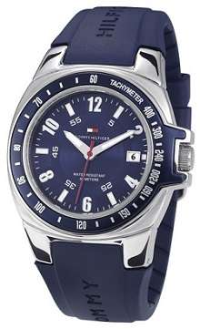 ## 100% AUTHENTIC ## BRAND NEW - TOMMY HILFIGER Men's Blue Silicone Quartz Watch - Must have !!