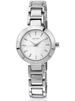 ## 100% AUTHENTIC ## BRAND NEW - DKNY Women's Silver Stainless Steel Watch - Very Stylish !!