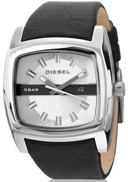## 100% AUTHENTIC ## BRAND NEW - DIESEL Men's Silver Analog Quartz Watch - VERY CLASSY !!