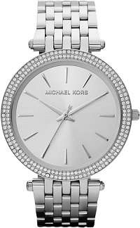 ## MADNESS SALE !! ## BRAND NEW - MICHAEL KORS Ladies Silver Stainless Steel Watch - Very Elegant !!