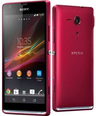 Red Sony Xperia SP 4.6" Smartphone, Andriod 4.1, Dual Core, Wi-Fi, Bluetooth - Unlocked