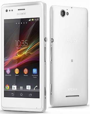 White Sony Xperia M - Dual Core, Android, Wi-Fi, Bluetooth - Unlocked