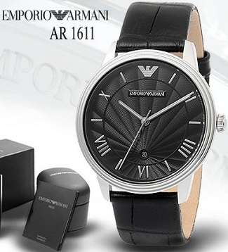 ## MUST HAVE ## Emporio Armani Men's Classic Black Dial Quartz Watch
