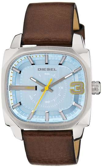 ## FATHERS DAY SPECIAL ## DIESEL Men's Brown Leather Analog Quartz Watch - MUST HAVE !!
