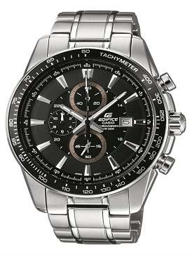 Casio Edifice Men's Silver Stainless Steel Quartz Watch