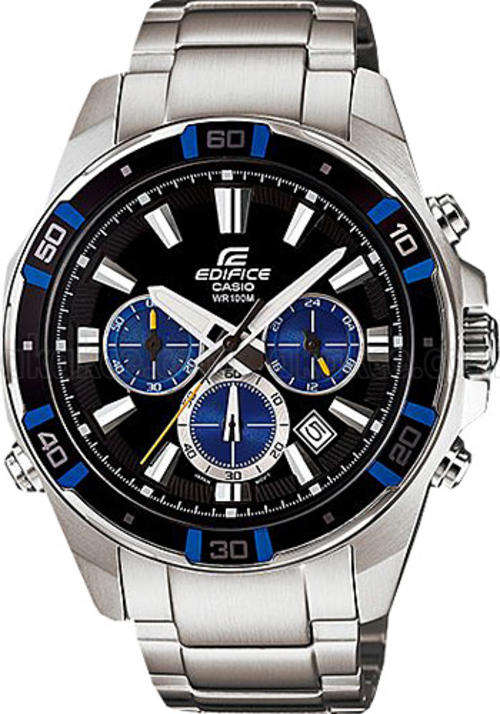 Casio Edifice Men's Silver Chronograph Quartz Watch - Liquidation Stock