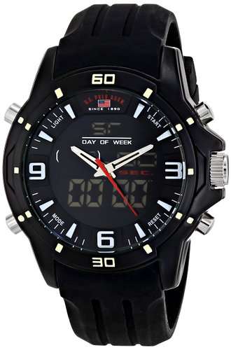 US Polo Assn.Men's Sports Digital Multi-Function Watch - Great Christmas Gift !!