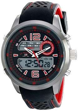 ## FIRST on BOB ##  US Polo Assn.Men's Sports Digital Multi-Function Watch - Great Christmas Gift !!