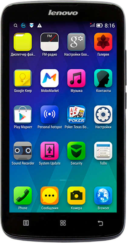 ## Brand New ##  Lenovo A399 Android 5" Smartphone, Quad Core,Wi-Fi, Bluetooth - Black