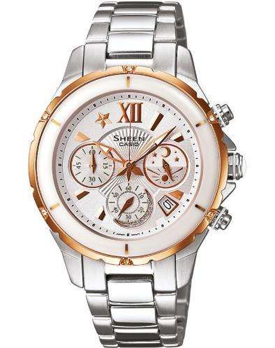 Casio Sheen Woman's Silver Stainless Steel Watch