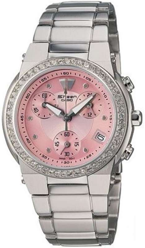 Casio Sheen Woman's Silver Stainless Steel Watch