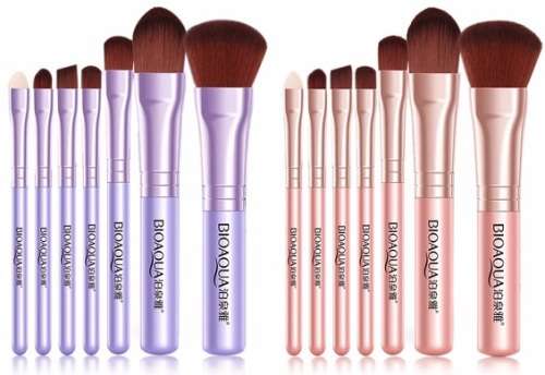 Women's Facial Makeup 7 Piece Brush Sets | 2 COLORS