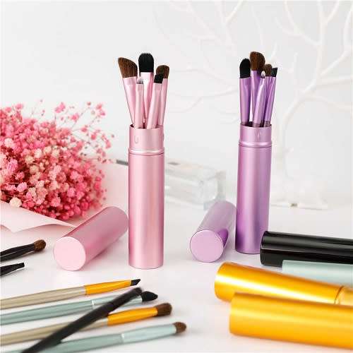 Portable 5pcs Travel Mini Eye Makeup Brushes Set | 4 COLORS