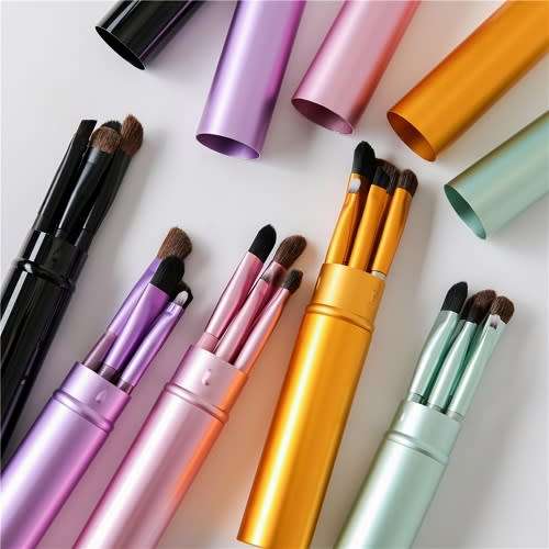 Portable 5pcs Travel Mini Eye Makeup Brushes Set | 4 COLORS