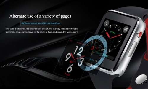 Professional Sport Smart Watch Phone for Android and IOS - Support SIM + SD Card - 3 Colors