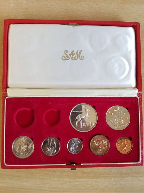 *****1968 SHORT PROOF SET IN LONG PROOF BOX COMPLETE WITH SILVER R1 BUT NO GOLD*****