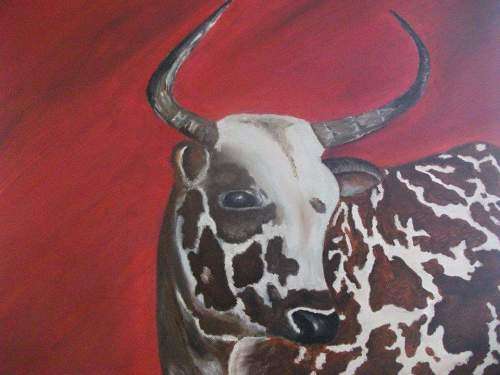 NGUNI OIL PAINTING