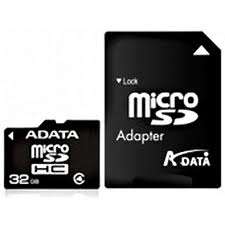 ADATA 32GB Micro SD Card + Adapter