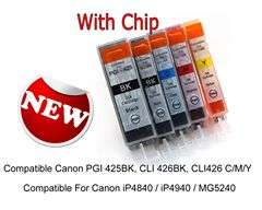 FULL SET - Canon Compatible IP4840 Set (PG425 / CL426) - Free Postage!