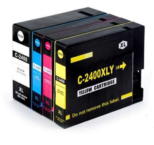 *FULL SET* Compatible Canon 2400XL SET - 4 Cartridges