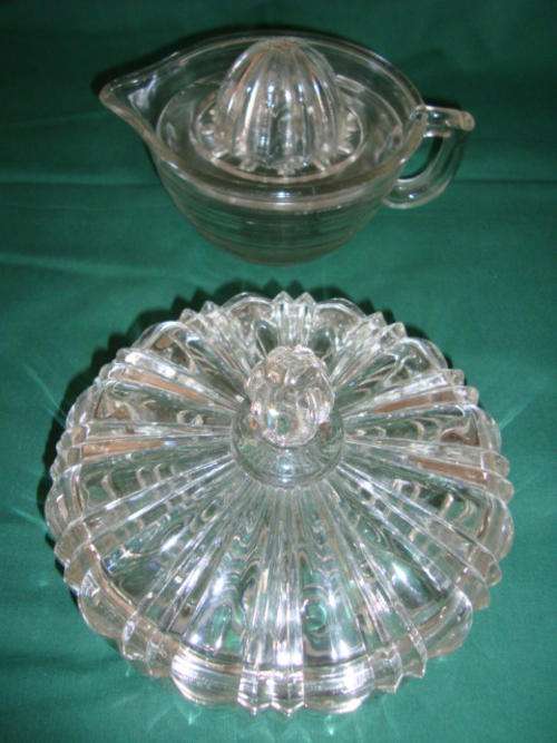 2 X OLD GLASS BOWLS