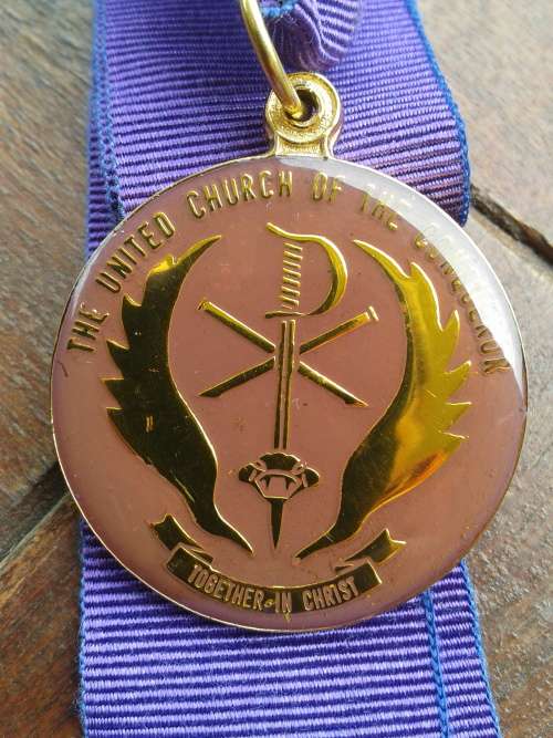 United Church of the Conqueror Recce Neck Medallion