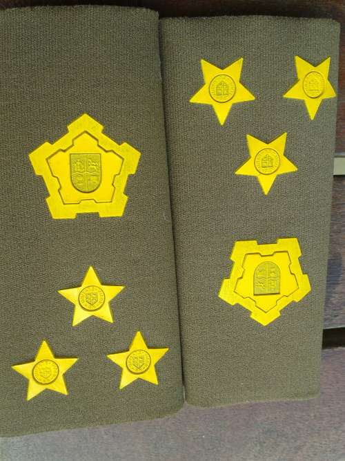 SADF Army Brigadier Rank Badges (Pair)