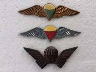 Recce/ Parabat/ Selous Scout Metal Wings (3 Full size in total)