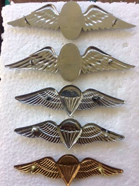 5 Full-size Recce/ Parabat Metal Wings