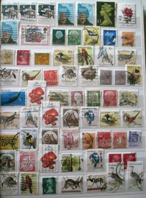 ## Mixed collection of stamps (Group 1) ##