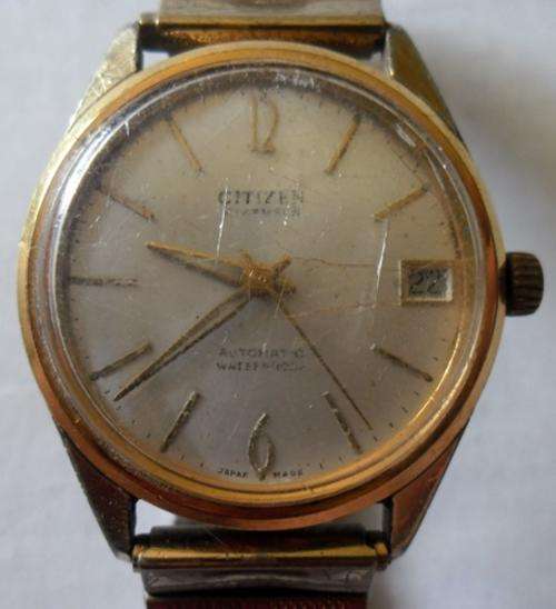 ## Citizen 21 Jewels Automatic Waterproof  (working)##