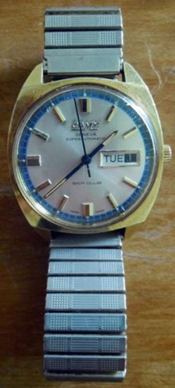 ## Camy Geneva Superautomatic Sea club Swiss made mens watch   ##