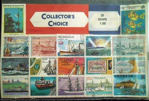 ## Collector's Choice 25 Ships 1.00  stamps ##