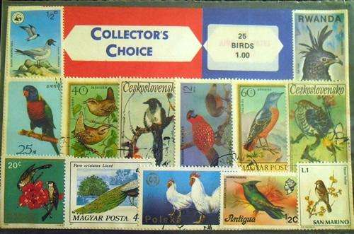## Collector's Choice 25 Birds 1.00 stamps ##