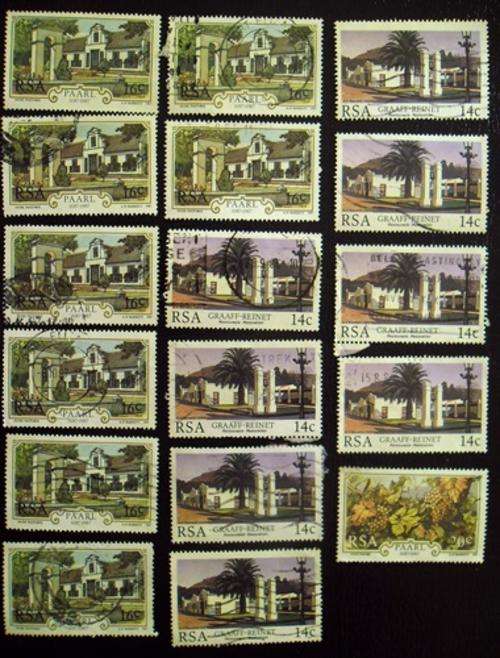 ## Collection of RSA stamps B9 ##