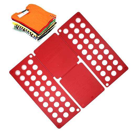 Laundry Clothes Flip Folder - Adult Clothes Folder RED