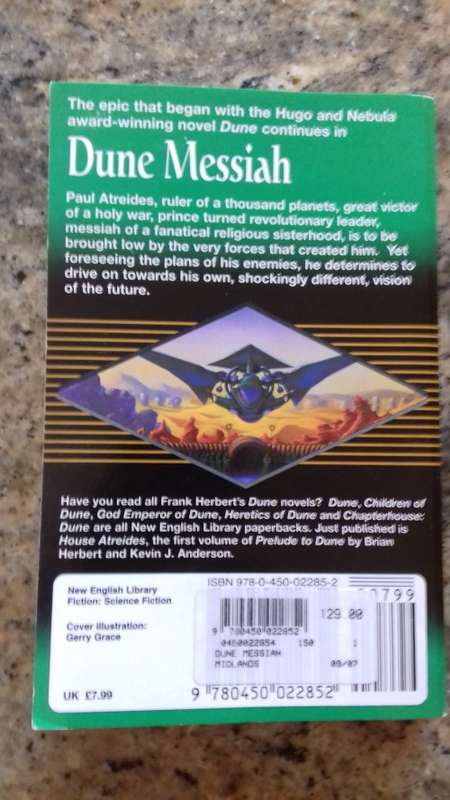 Dune Messiah The second DUNE Novel by Frank Herbert