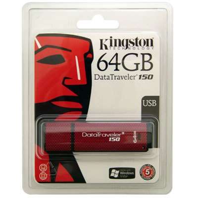 Kingston 64GB Data Traveler 150 Flash Drive - Sealed in Box