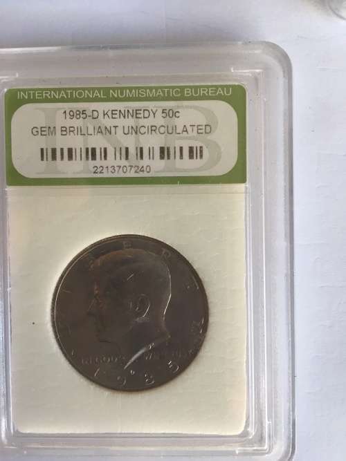 INB GRADED USA 2005 PRESIDENT KENNEDY 50c,  Uncirculated.