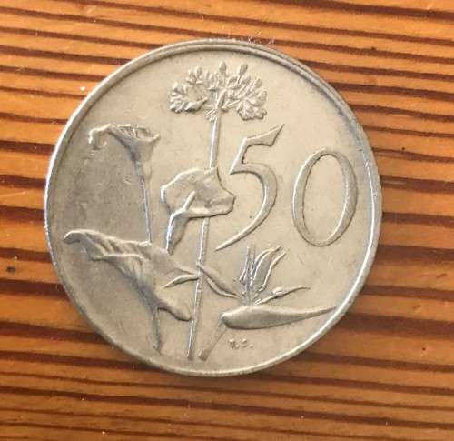 1989 Circulated  Nickel SAR 50c Coins. Really Fair Coins.