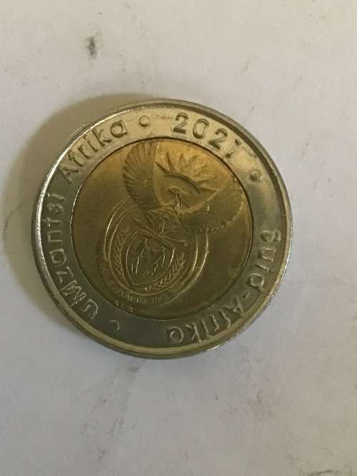 2021 SARB  100 YEARS ANNIVERSARY AU. R5 COIN. 3 AVAILABLE.