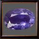 CERTIFIED GENUINE TANZANITE OVAL 0.59ct.