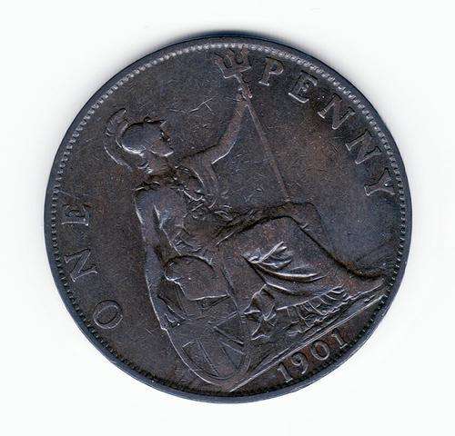 # 78 YEARS OLD # 1936 British 1d.
