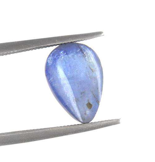 Certified 2.91 Pear cabochon Tanzanite